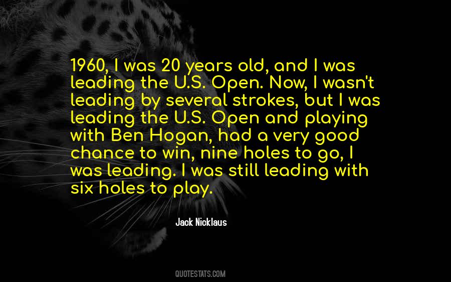 Nicklaus Quotes #41409