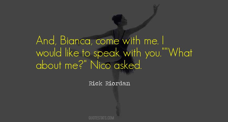 Nico And Bianca Di Angelo Quotes #1644542