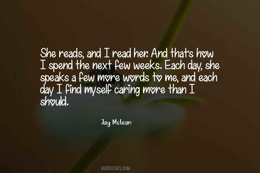 Quotes About Caring More #1834730