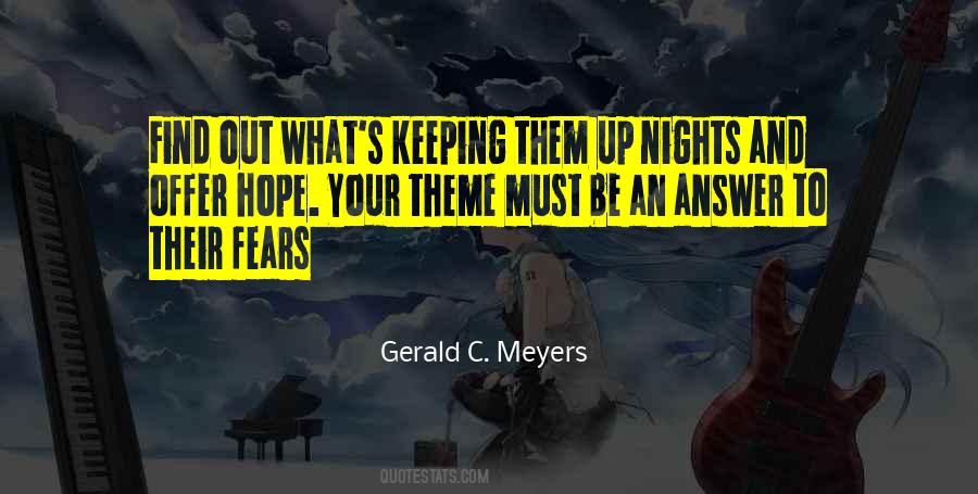 Night And Hope Quotes #1316979