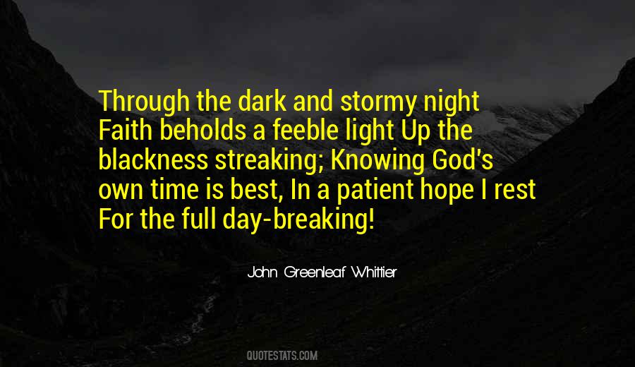 Night And Hope Quotes #327665