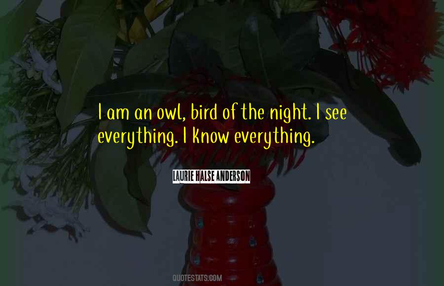 Night Bird Quotes #886674