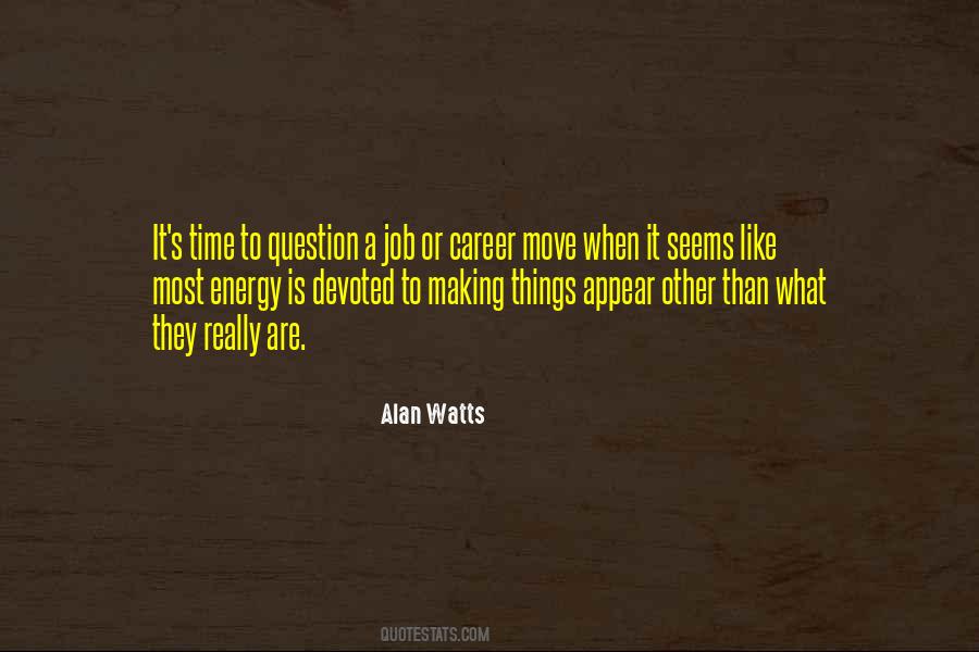 Quotes About Career Move #233930