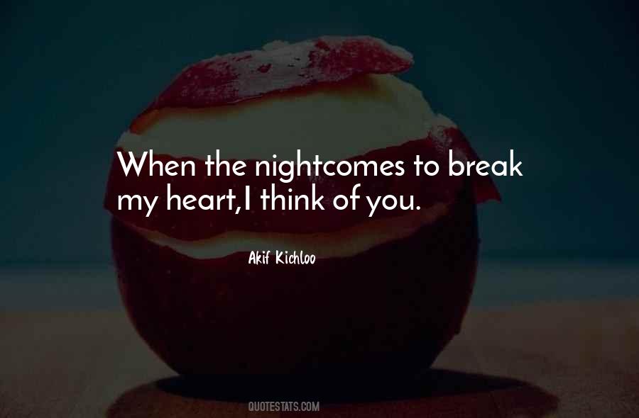 Night Comes Quotes #249965