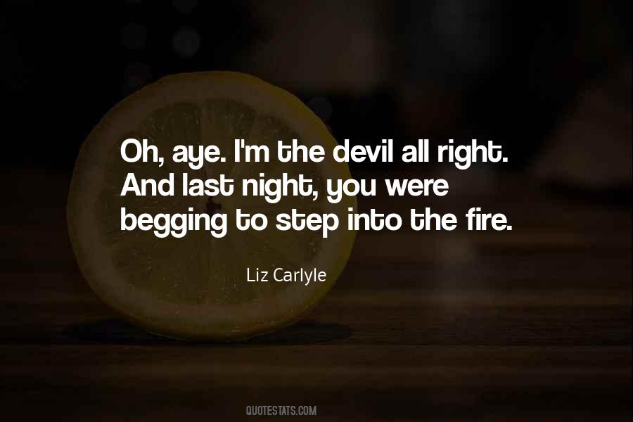 Night Fire Quotes #453963
