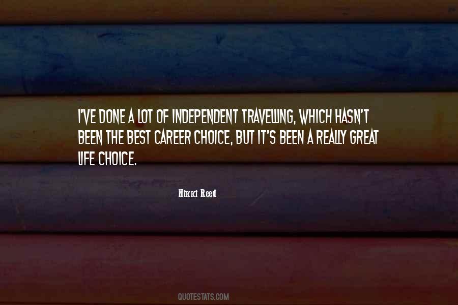 Quotes About Career Choices #945228