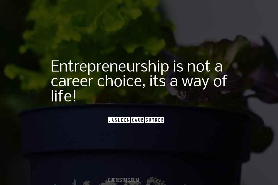 Quotes About Career Choice #106701