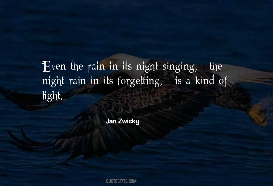 Night Rain Quotes #1327494