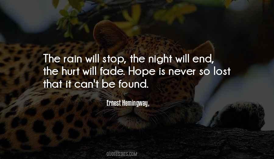 Night Rain Quotes #506228