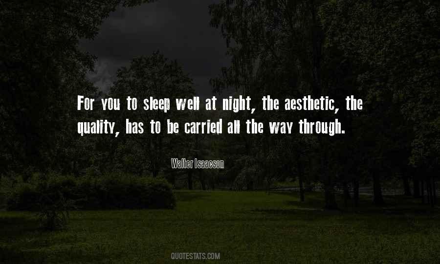 Night Sleep Well Quotes #1733075