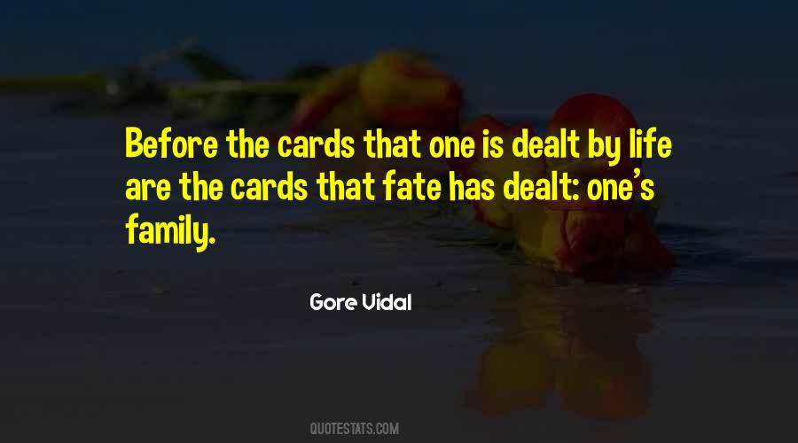 Quotes About Cards Dealt #1531328