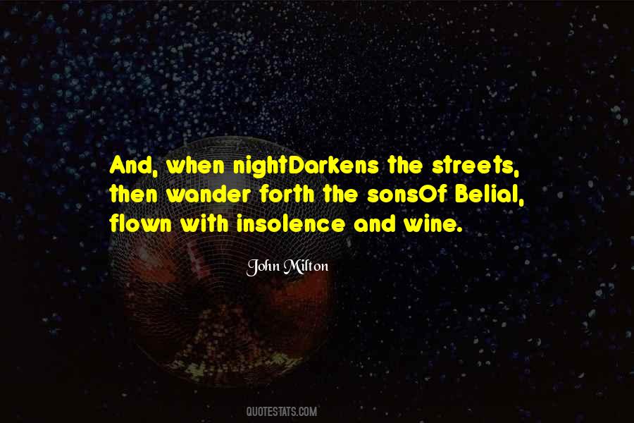 Night Streets Quotes #1865236