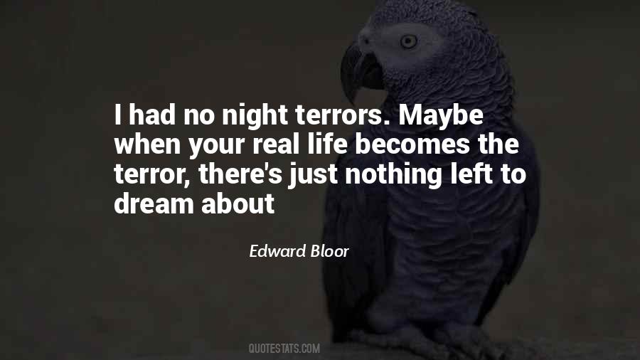 Night Terror Quotes #1769477