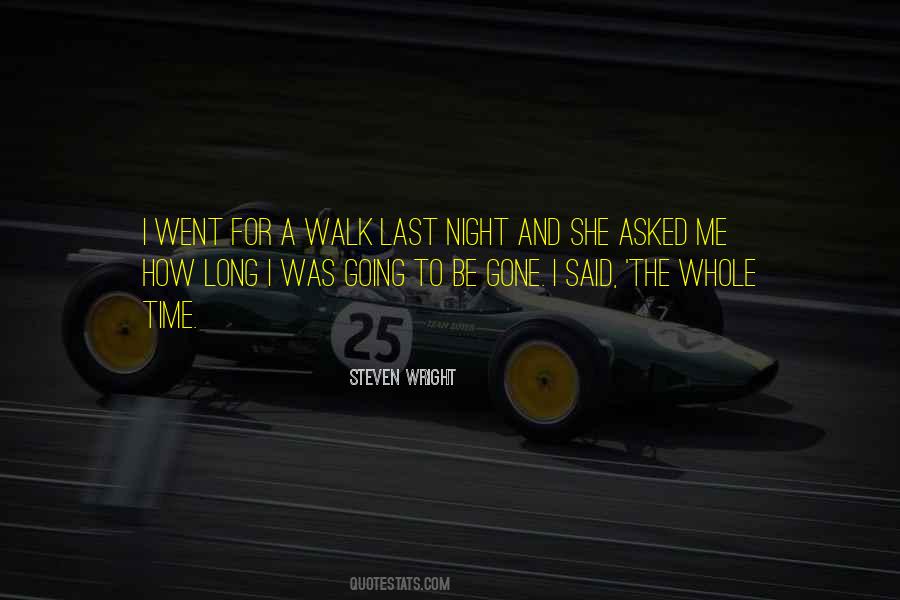 Night Walk Quotes #1221828