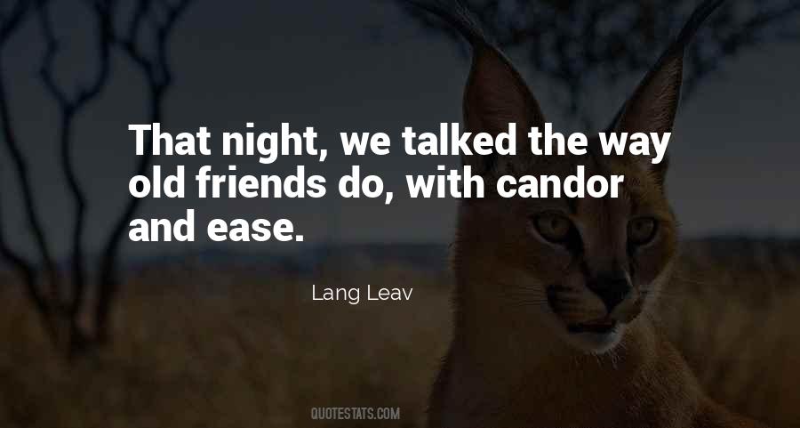 Night With Friends Quotes #1701478