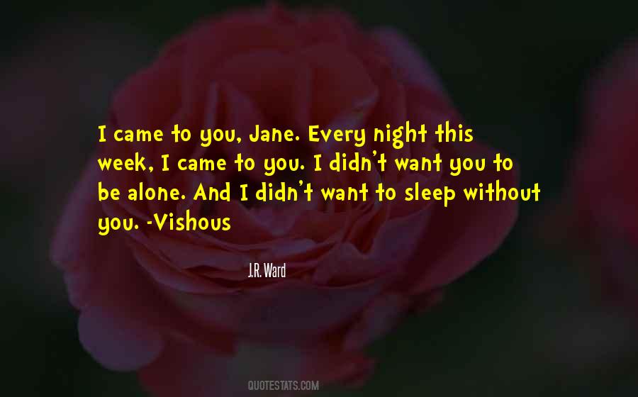 Night Without You Quotes #719575