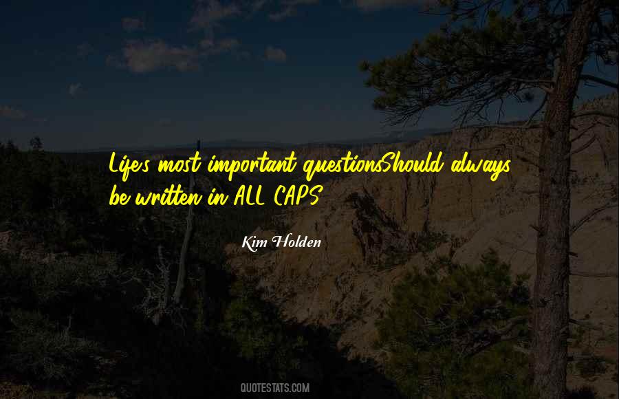 Quotes About Caps #9611