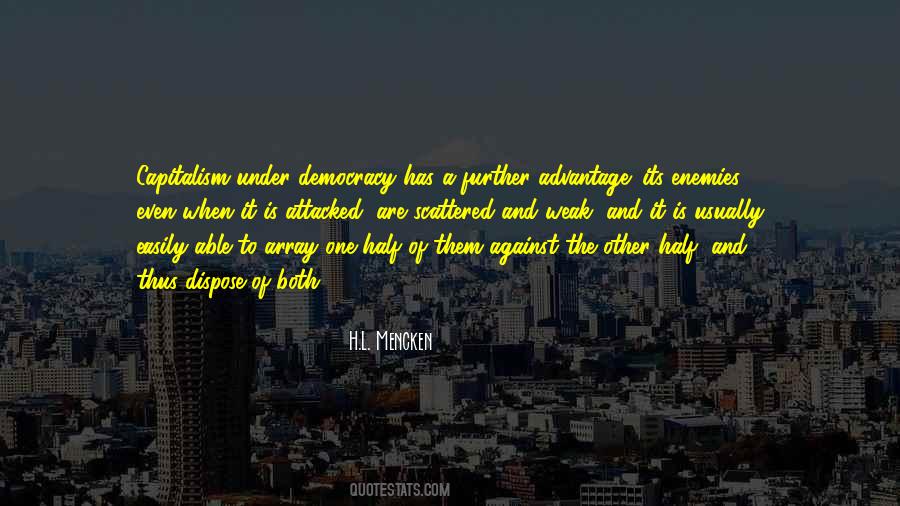 Quotes About Capitalism And Democracy #1413563