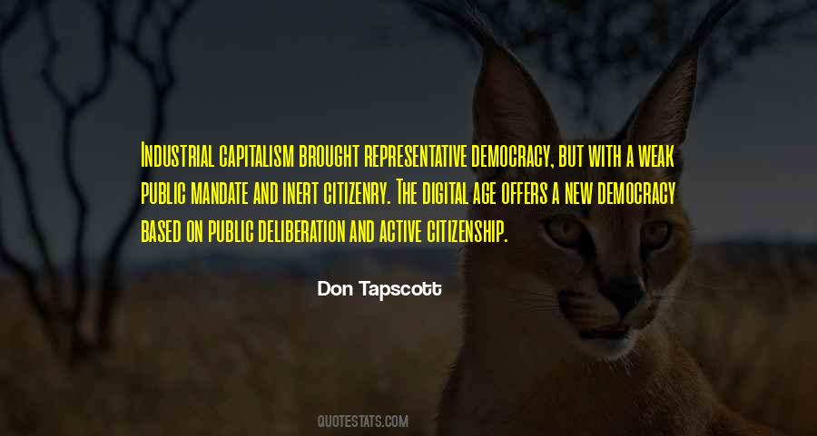 Quotes About Capitalism And Democracy #223239