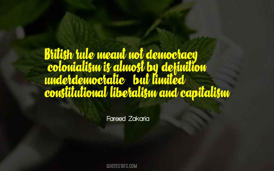 Quotes About Capitalism And Democracy #350655