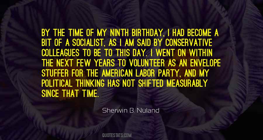 Ninth Birthday Quotes #473142