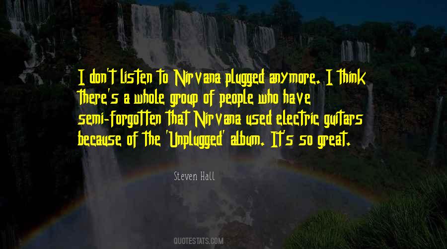 Nirvana Unplugged Quotes #242878