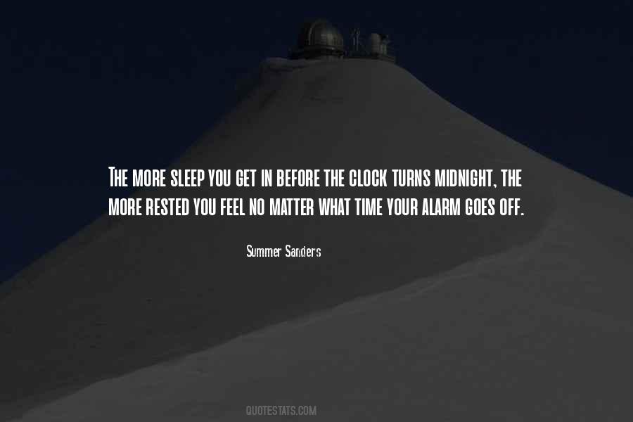 No Alarm Clock Quotes #1651746