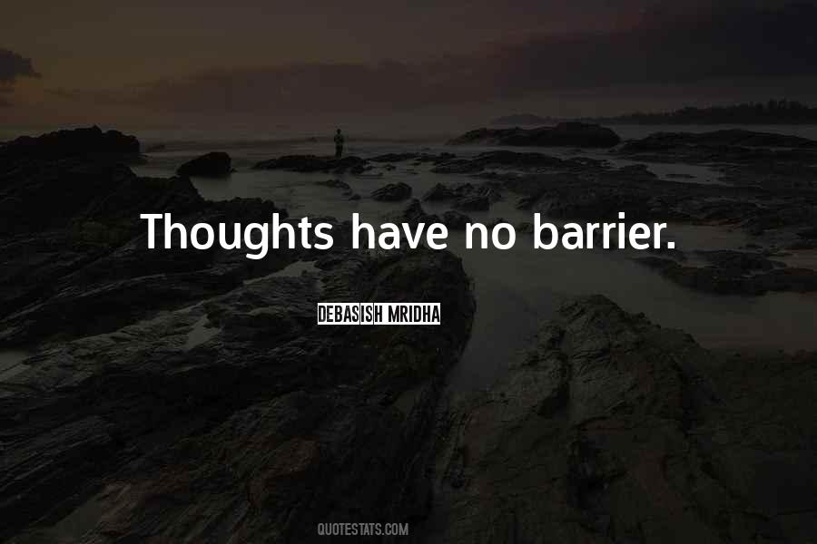 No Barrier Quotes #1724396