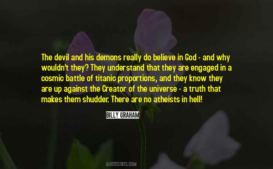 No Believe In God Quotes #113872