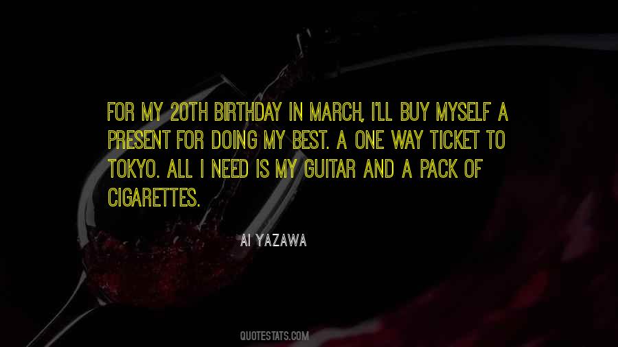 No Birthday Present Quotes #635077