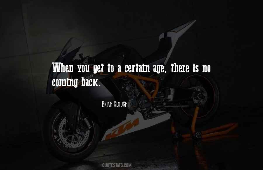 No Coming Back Quotes #321596