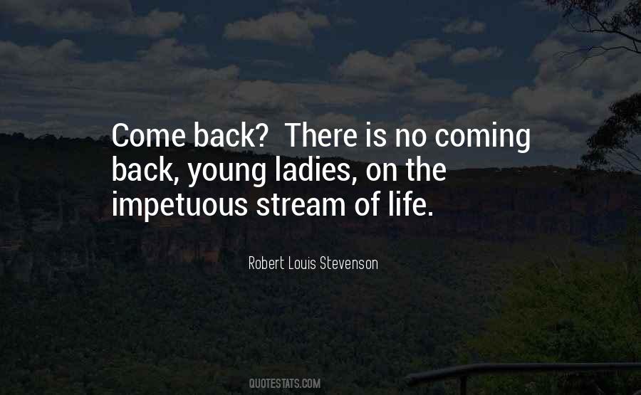 No Coming Back Quotes #788142