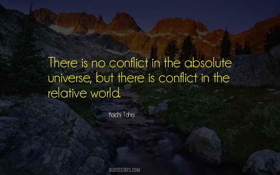 No Conflict Quotes #109709
