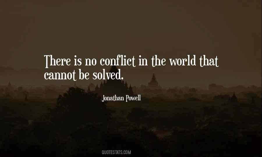 No Conflict Quotes #269058