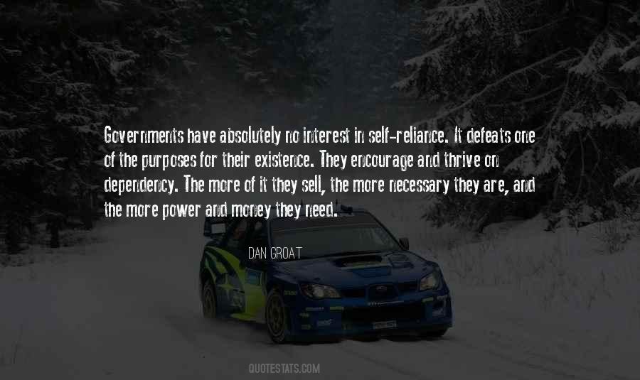 No Dependence Quotes #1766957