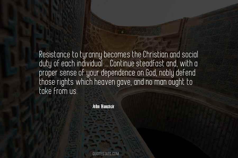No Dependence Quotes #928155