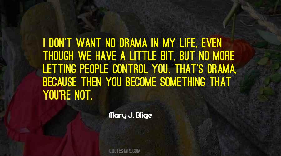 No Drama In Life Quotes #490112