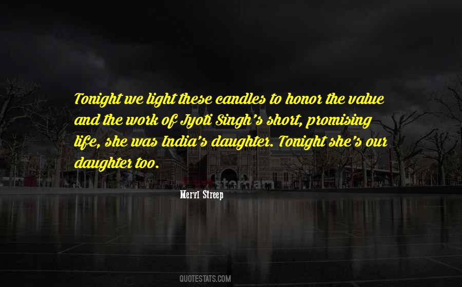 Quotes About Candles Light #1220535
