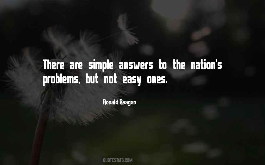 No Easy Answers Quotes #1409123