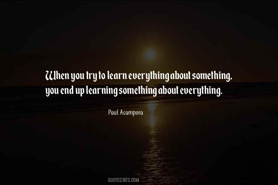 No End To Learning Quotes #640918