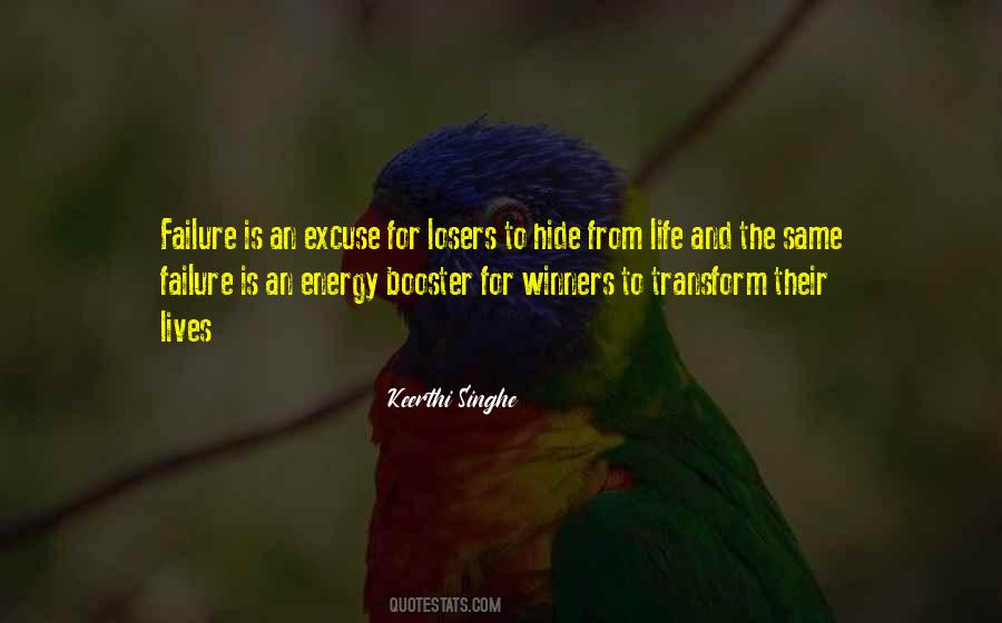 No Excuse For Failure Quotes #1806255