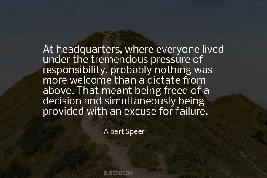 No Excuse For Failure Quotes #428398
