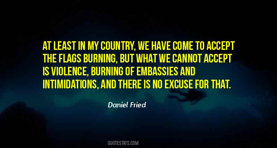 No Excuse For Violence Quotes #1738982