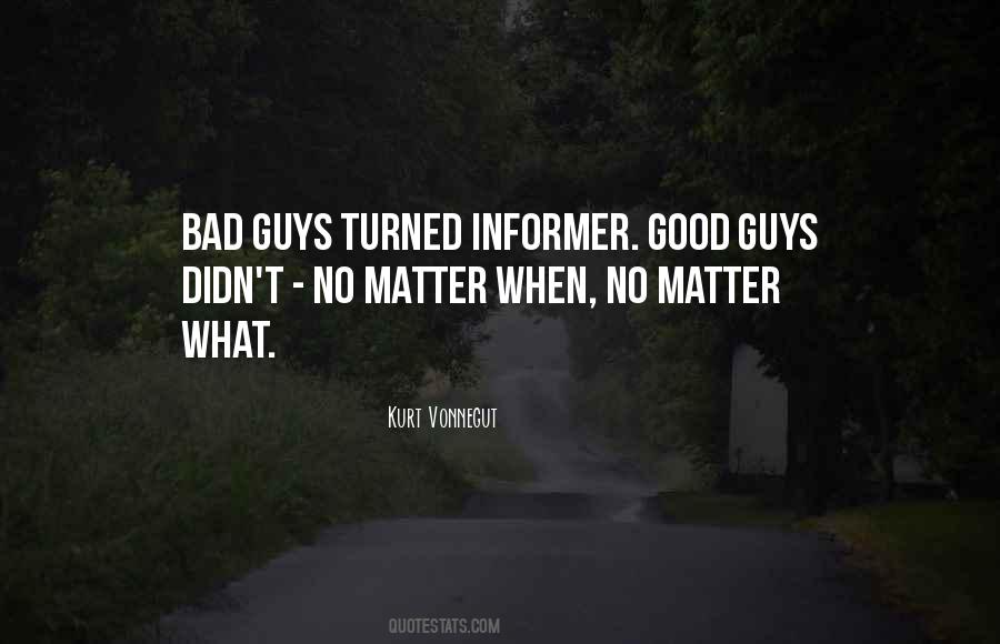 No Good Guy Quotes #1857889