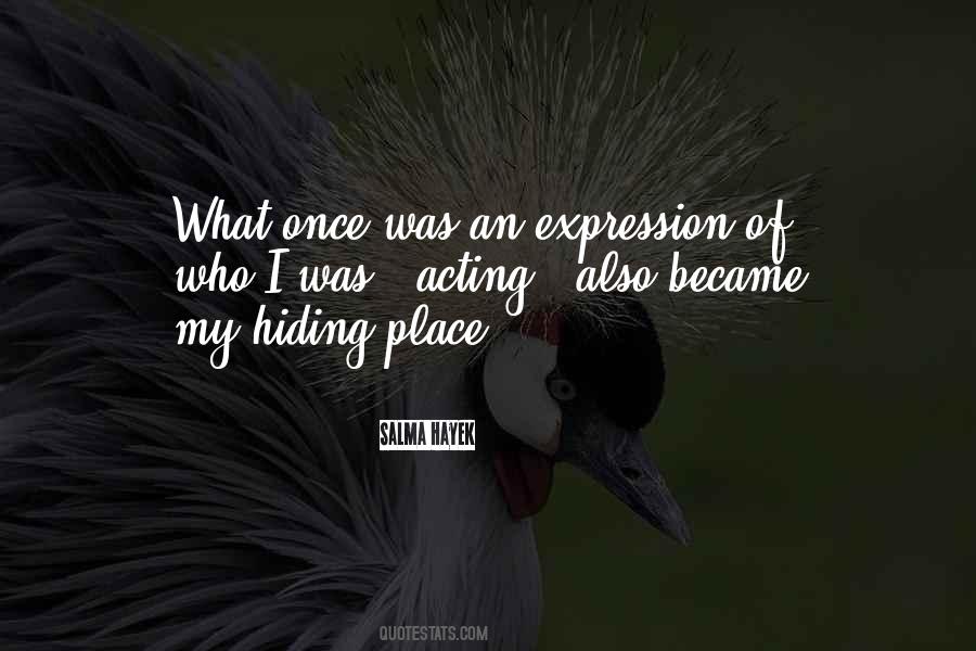 No Hiding Place Quotes #858320