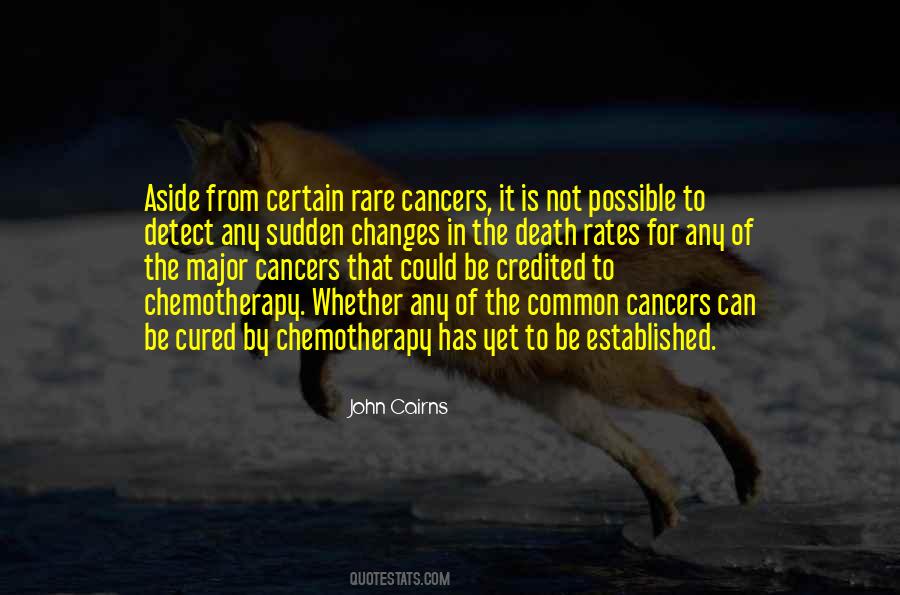 Quotes About Cancer Death #499713