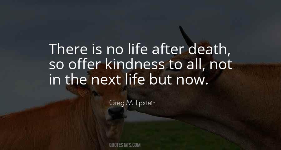 No Life After Death Quotes #206377