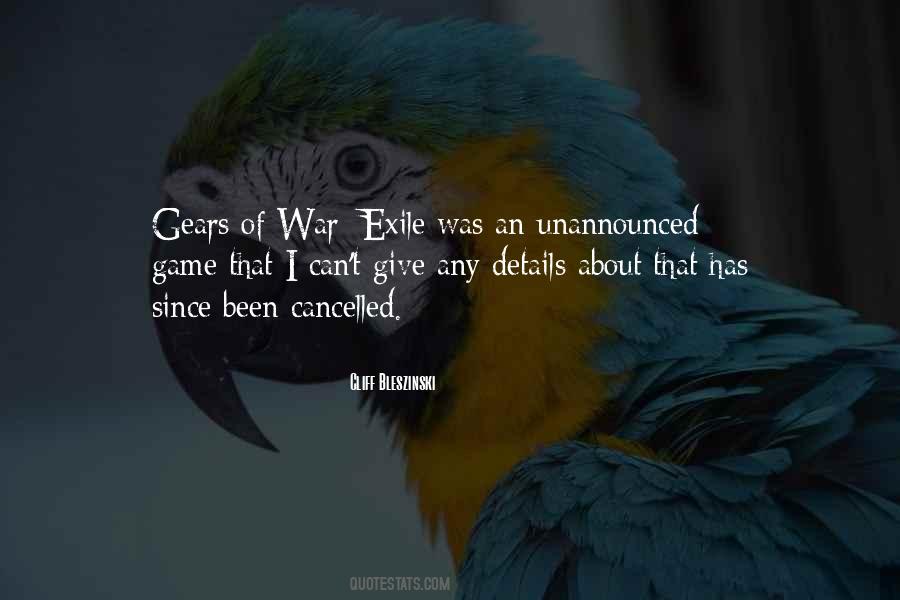 Quotes About Cancelled #1230519