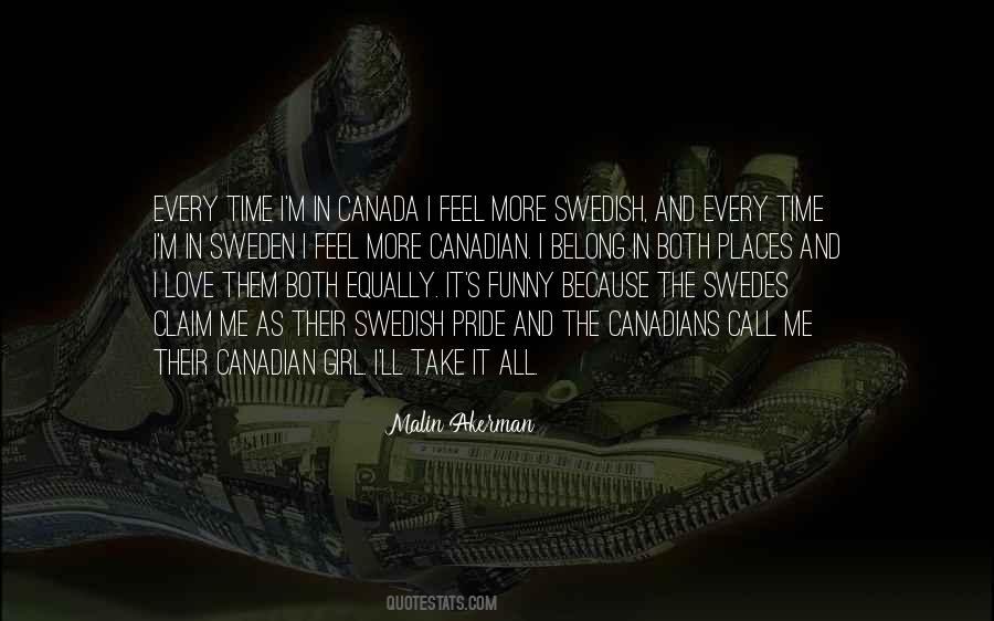 Quotes About Canadian Pride #28175