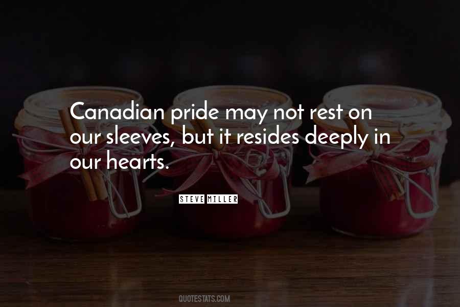 Quotes About Canadian Pride #671157
